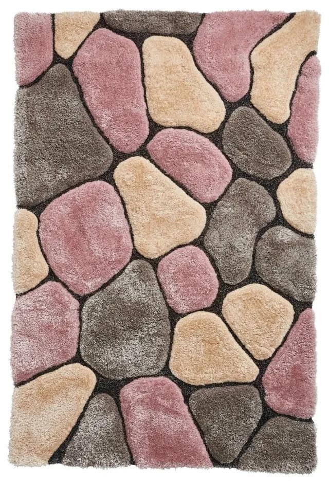 Sivo-ružový koberec Think Rugs Noble House Rock, 120 x 170 cm