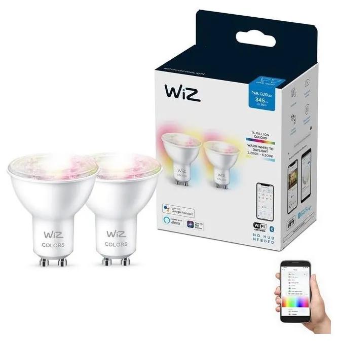WiZ SADA 2x LED RGBW Stmievateľná žiarovka PAR16 GU10/4,7W/230V 2200-6500K Wi-Fi - WiZ WI0146