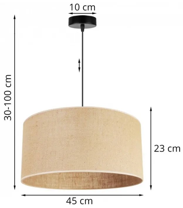 Závesná lampa s tienidlami - JUTA 2450/45