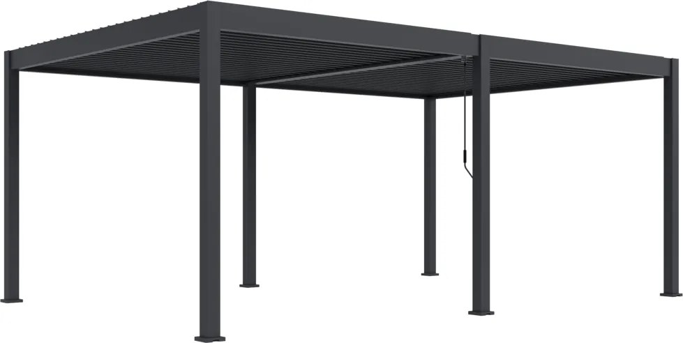 Bioklimatická pergola INTRO DUO 6x4m, hliník, voľne stojaca