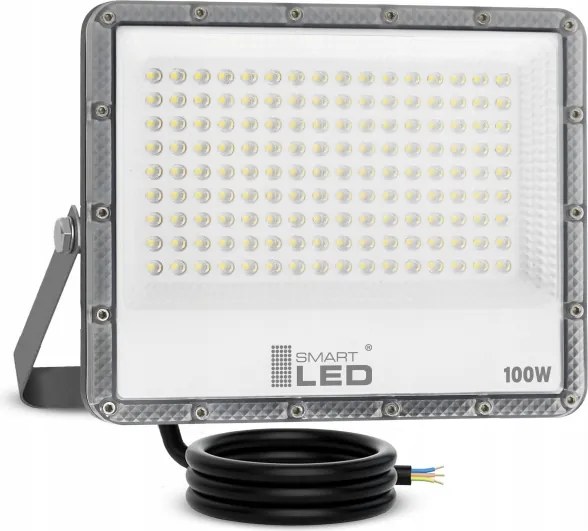 LED vonkajší reflektor LED/100W/230V 4500K IP65 sivý