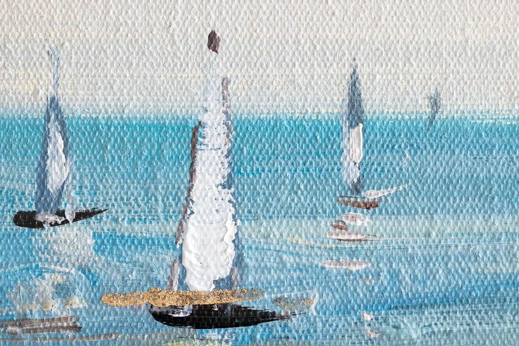 Maľovaný obraz na stenu LODE  70x70 cm | rôzne rozmery