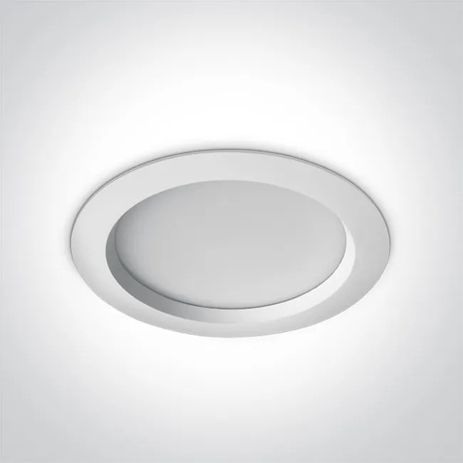 1-LIGHT 10125B/W/C Zápustné svietidlo, LED, 25W, 2000lm, 4000K, IP54, 230V, biele