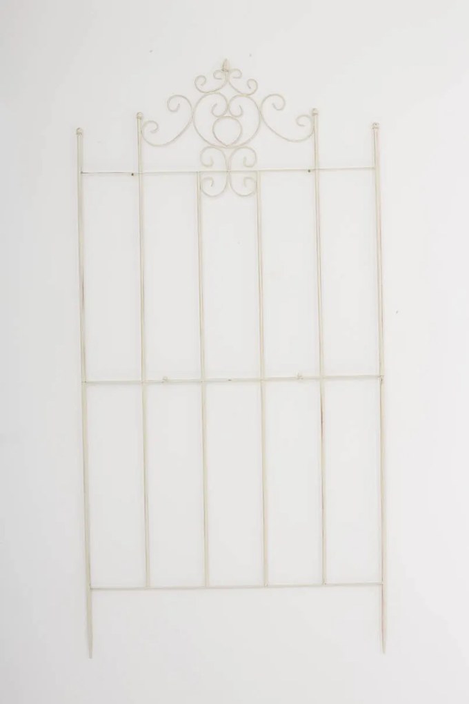 Mriežka na popínavé rastliny Paula - 180 x 85,5 cm - Krémová antik