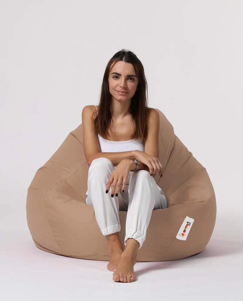 Sedací vak Parumlexo XXL (Béžová). Akcia -20%. Vlastná spoľahlivá doprava až k Vám domov. 1073137