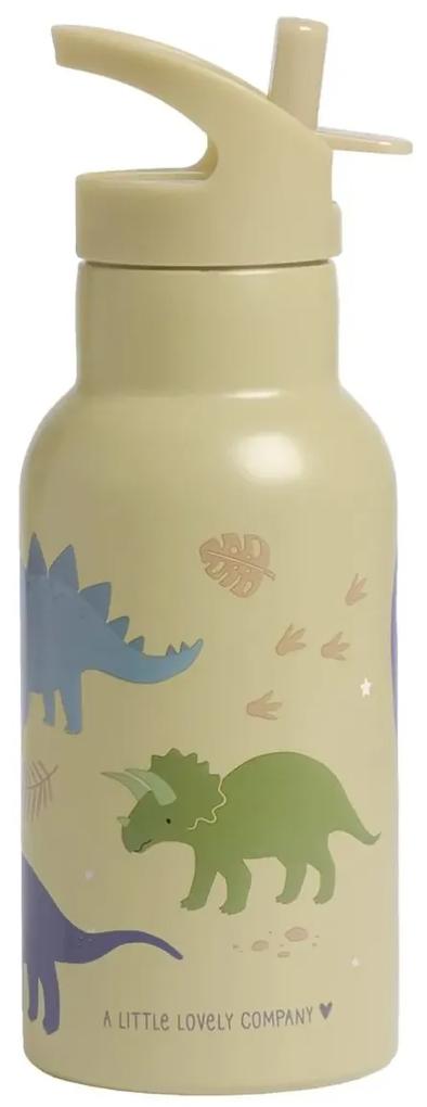 a Little Lovely Company Nápojová fľaša z ocele - dinosaurus