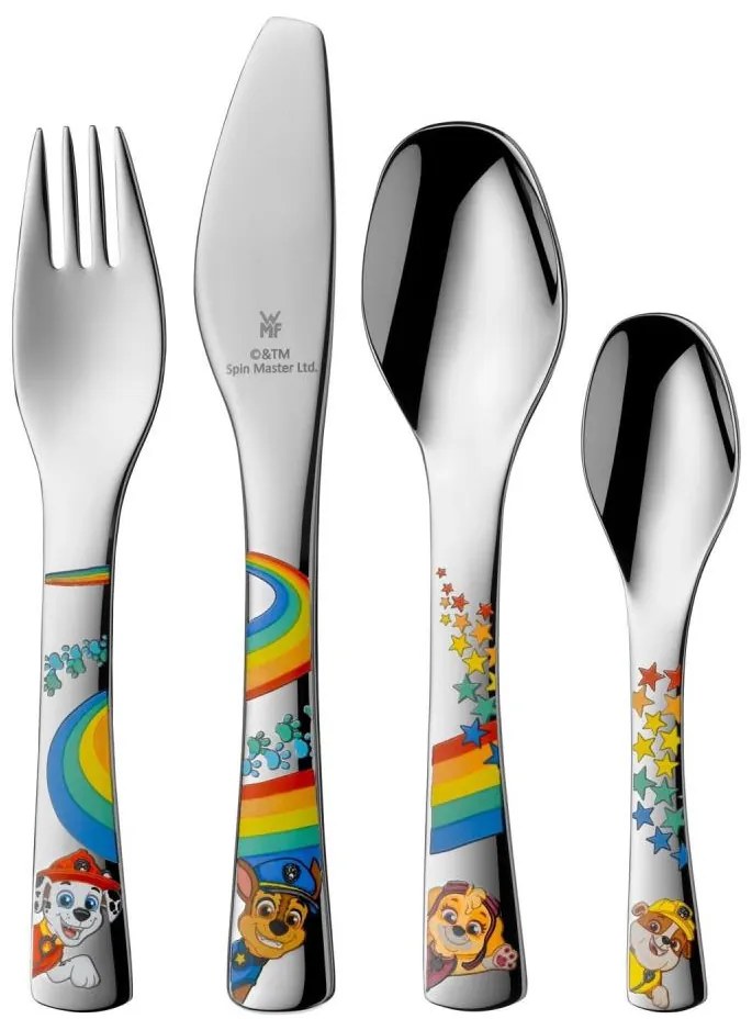 WMF - Sada detských príborov Labková patrola 4ks