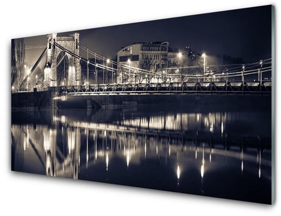 Obraz na akrylátovom skle Most architektúra 140x70 cm