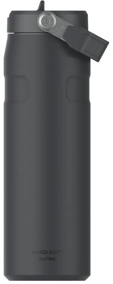 Čierna termoska z nehrdzavejúcej ocele 700 ml IceFlow™ Flip Straw 2.0 Tumbler Black – Stanley