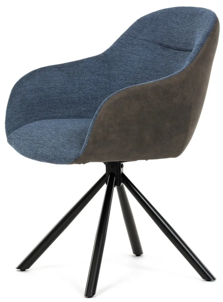 Sada jedálenských stoličiek s vratným mechanizmomDCH-Y1143 BLUE2, 2 ks