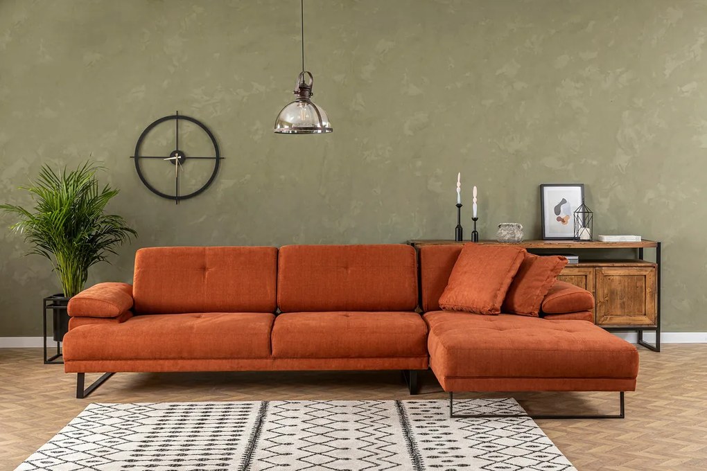 Rohová pohovka Mustang Small Right Orange