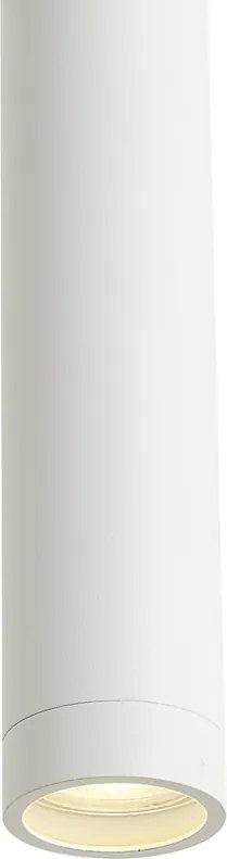 Dizajnové závesné svietidlo biele GU10 50mm IP44 - Tuba
