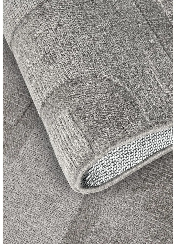 Sivý ručne tkaný vlnený koberec 80x150 cm Alexis – Villeroy&Boch