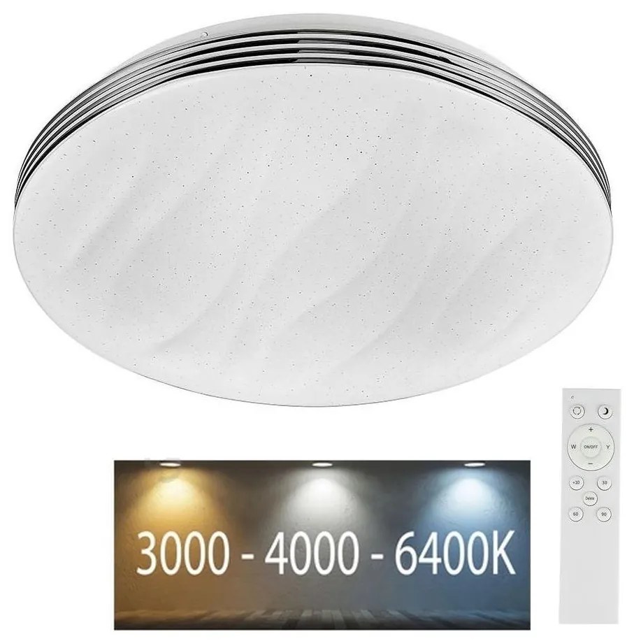 LED Stmievateľné stropné svietidlo LED/40W/230V 3000K/4000K/6500K + DO