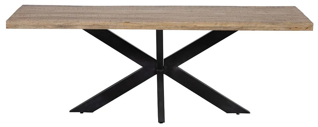 Jedálenský stôl z mangového dreva Memphis 180x100 cm obdĺžnik Mahom