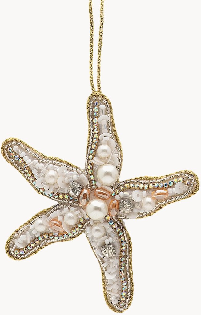 Ručne vyrobená vianočná ozdoba Starfish