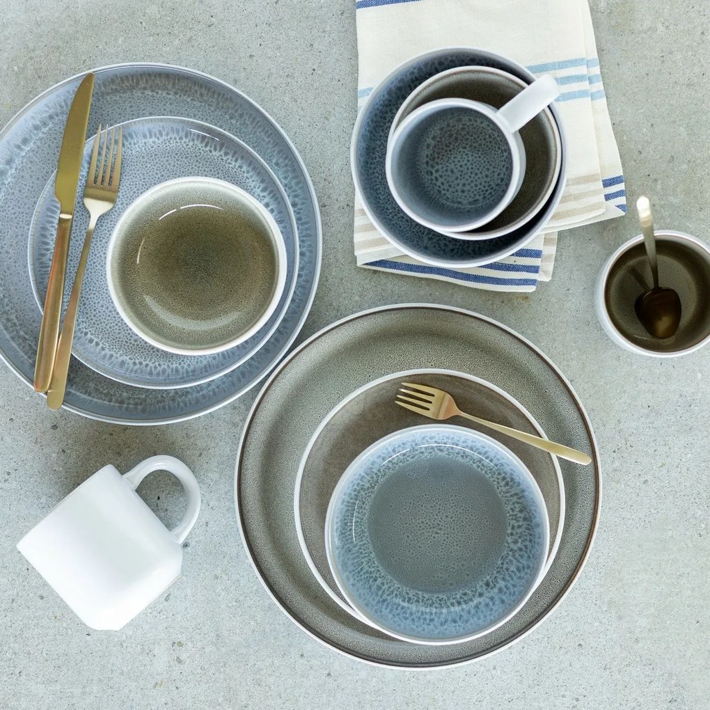 Mäser Súprava misiek Lunaria Grey 15,5 cm, 4 ks, 15,5 cm