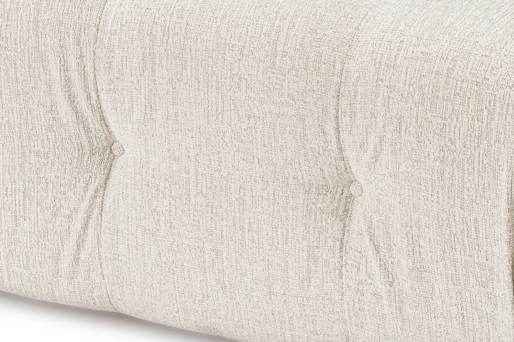 Doblo 3 Seat with Pouffe ( L1-O1-1R-Pouffe) - Krém