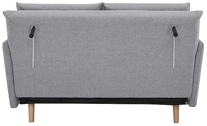 Pohovka futon Wally (sivá). Akcia -13%. Vlastná spoľahlivá doprava až k Vám domov. 1050965