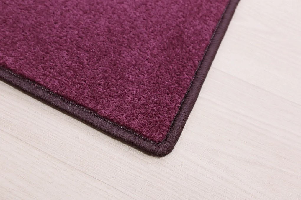 Vopi, Koberec behúň na mieru Eton fialový 48, šíre 80 cm, fialová, chodba / predsieň