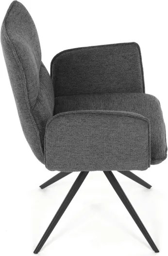 Jedálenská stolička sivá DCH-D1328 GREY2