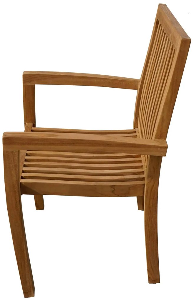 Stohovateľné kreslo RIVIERA teak natural