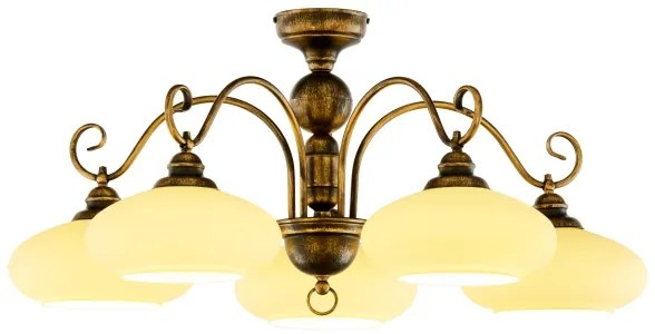 Jupiter 399 - BO-5-PL - Luster prisadený BOLERO 5xE27/60W/230V