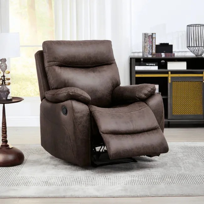 Polohovacie kreslo hnedé TV-4092 BR3