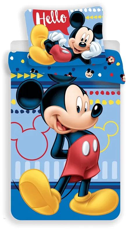 Detské obliečky Mickey Mouse 02 140x200 70x90 cm 100% Bavlna Jerry Fabrics