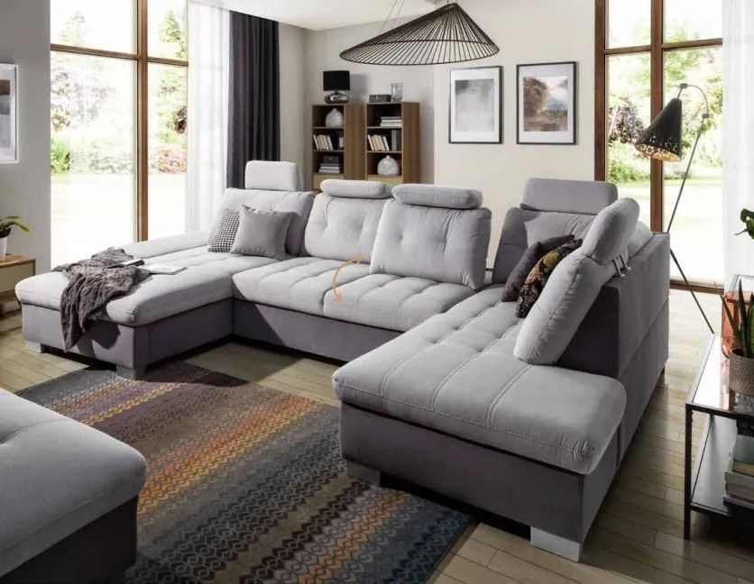 Luxusná sedacia súprava City OSB+3F+OS Roh: Orientace rohu Pravý roh
