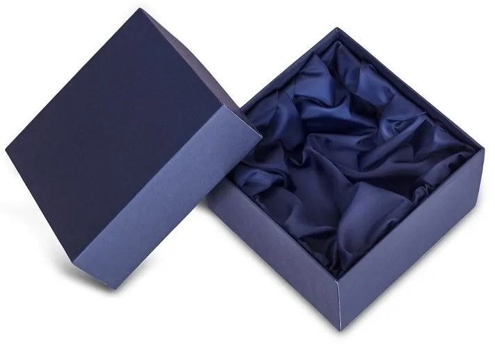 Bohémia Crystal Ručne brúsená misa Ocean Modrá 305mm