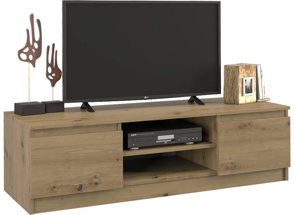 TV skrinka Musecalo 120 (dub artisan). Akcia -23%. Vlastná spoľahlivá doprava až k Vám domov. 1132497
