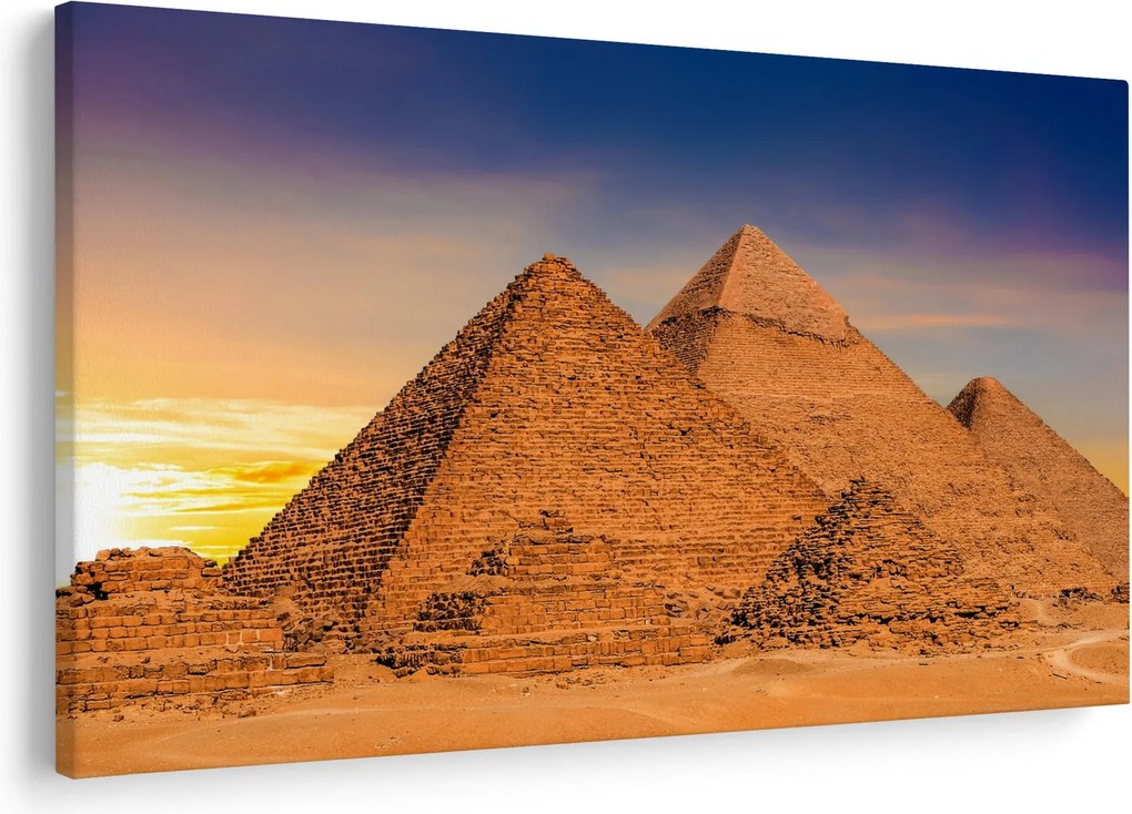 Obraz - Egyptské pyramídy (90x60 cm)