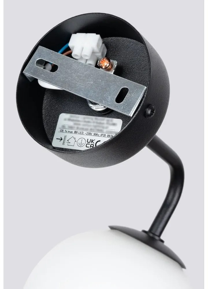 Čierno-biele nástenné svietidlo Beam – Sollux