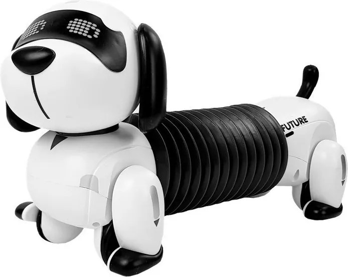 LEAN Toys Interaktívny robot pes na diaľkové ovládanie Hudba Zvuk Pilot Ball