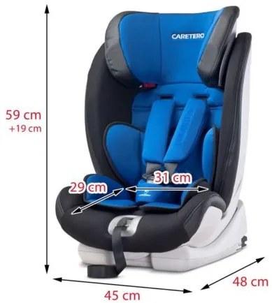 CARETERO Autosedačka CARETERO Volante Fix black