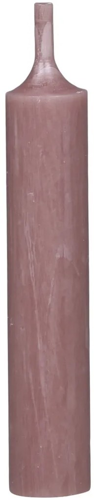 Taupe úzka krátka sviečka Short dinner sviečka - Ø 2 * 11cm / 4.5h