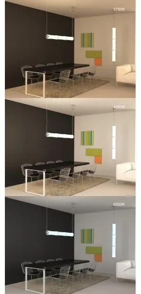 Immax NEO 07104L - LED Stmievateľný luster na lanku BAMBOOS LED/45W/230V 135 cm