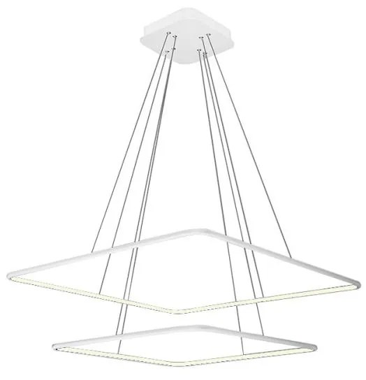 LED Luster na lanku NIX LED/50W/230V biela