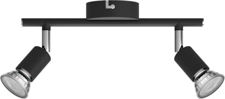 Philips - Bodové svietidlo LIMBALI 2xGU10/50W/230V čierna