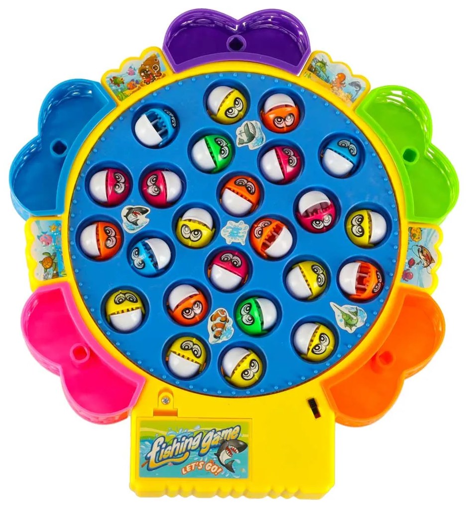 KIK Rodinná hra Lov rýb 24 ks – elektronická chytačka rýb 1–5 hráčov, hračka pre deti