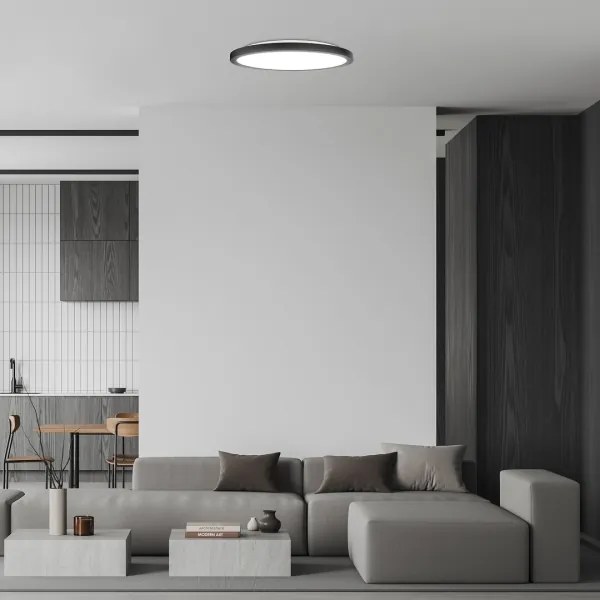 Rabalux 71097 - LED Stropné svietidlo GONZALO LED/36W/230V pr. 40 cm čierna