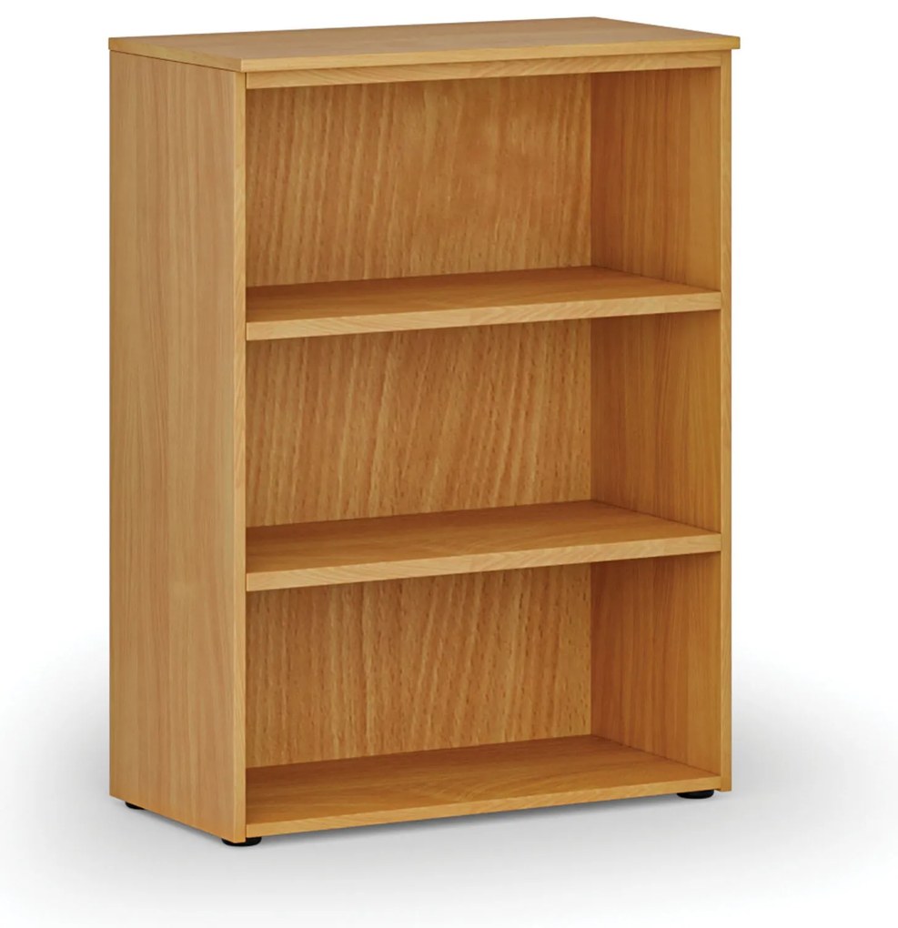 Kancelársky regál PRIMO WOOD, 800 x 420 x 1087 mm, buk