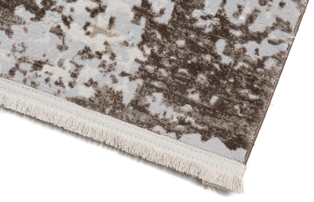 Béžovo-sivý dizajnový vintage koberec