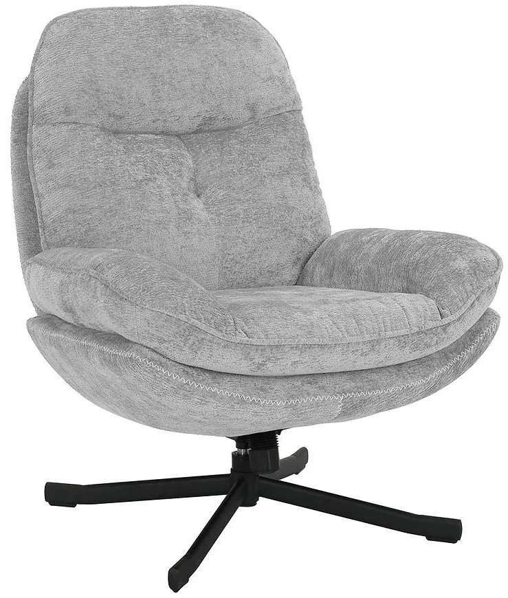 Kreslo Karmen svetlosivá