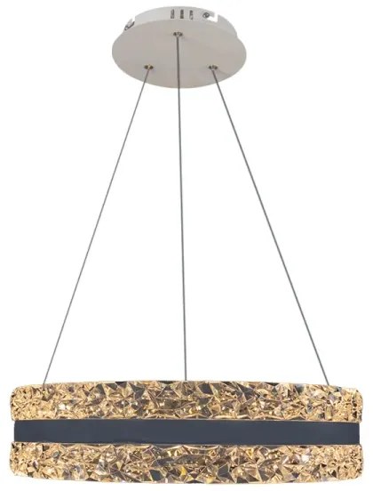 LED Stmievateľný luster na lanku LED/80W/230V 3000-6500K biela + diaľkové ovládanie