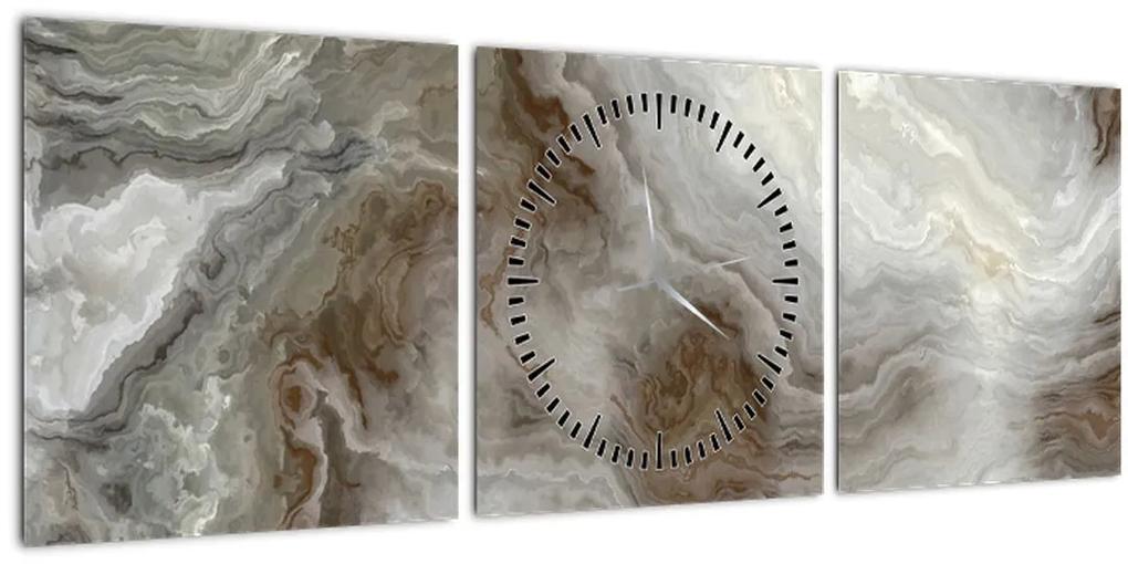 Obraz - Onyx (s hodinami) (90x30 cm)