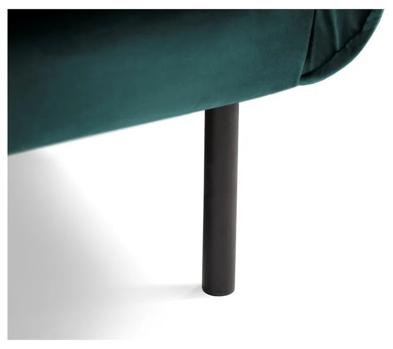 Petrolejovozelená zamatová pohovka Cosmopolitan Design Vienna, 230 cm