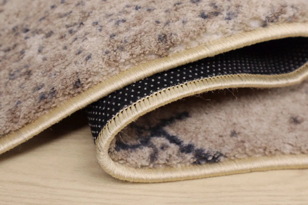 Spoltex, Behúň na mieru Marble 04 béžový, šíre 80 cm, béžová, chodba / predsieň