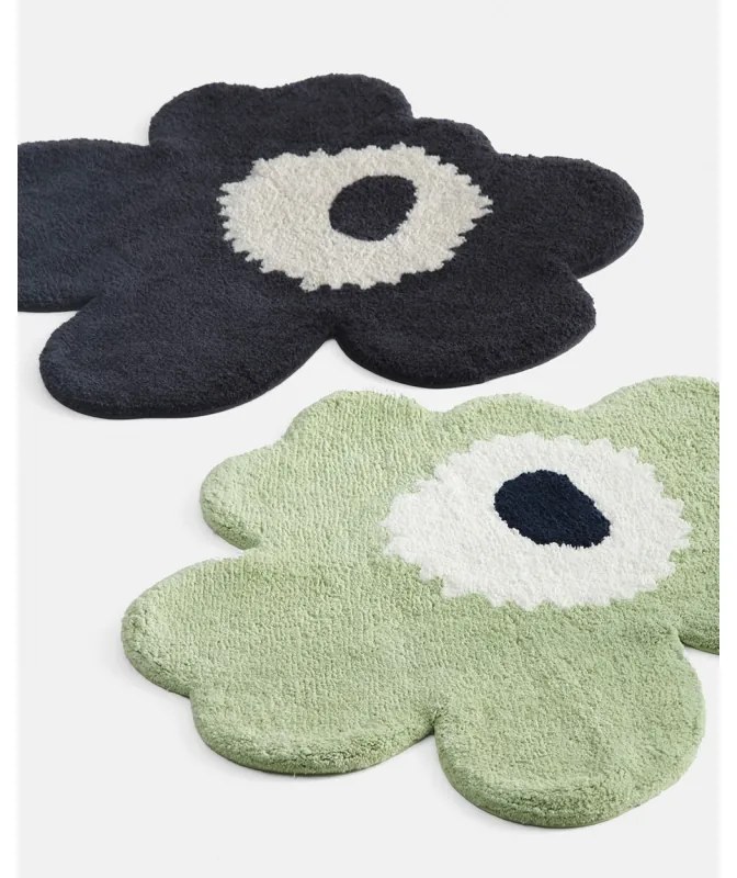 Kúpeľňová predložka Unikko 73x74, čierno-biela